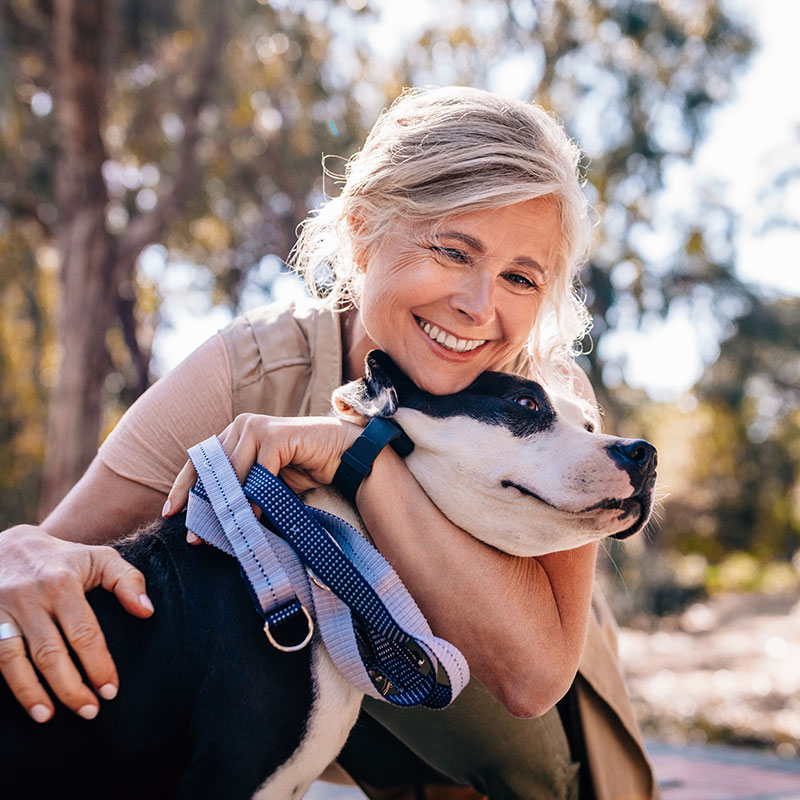 happy woman after pain management edison